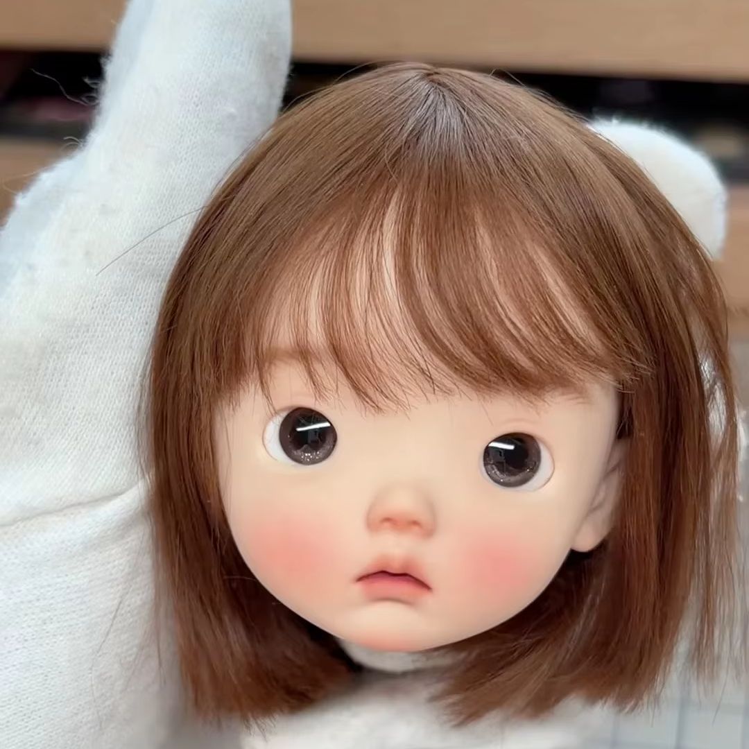 Resin Art Baby - 인형용 천사 머리, 단일 머리, 1/6