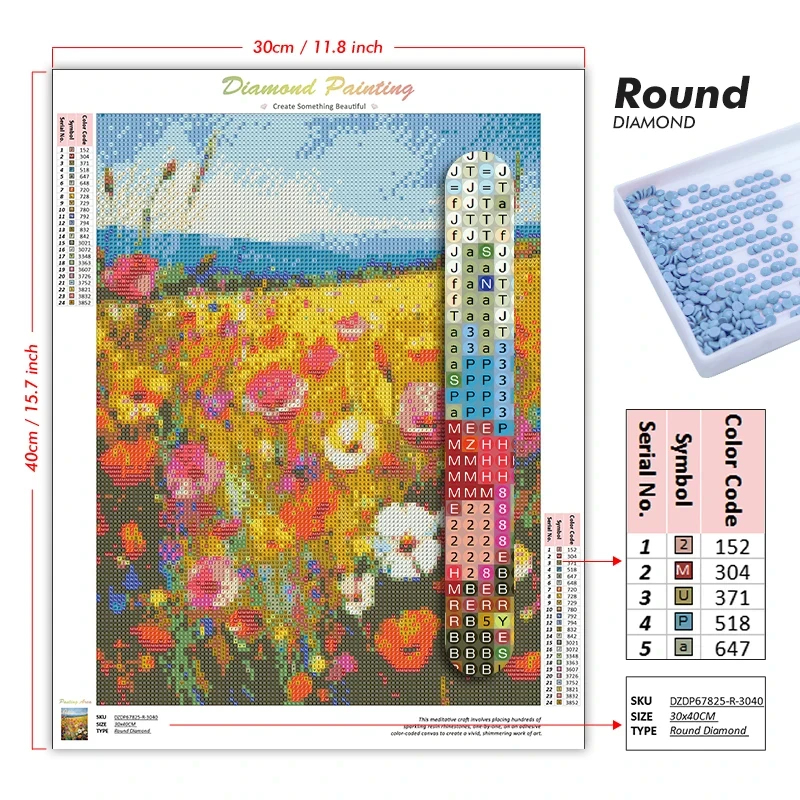DIY 다채로운 튤립, 장미, 칼라 릴리 꽃 그림, 수 - Resin Art Rose 리뷰 및 가격
