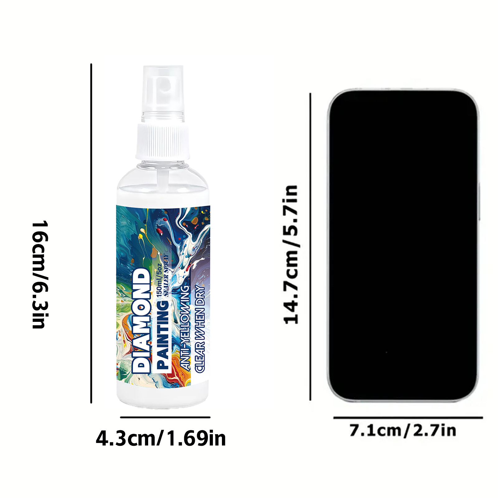 150ML 다이아몬드 페인팅 실란트 스프레이 공예용 접 - Resin Art Work 리뷰 및 가격