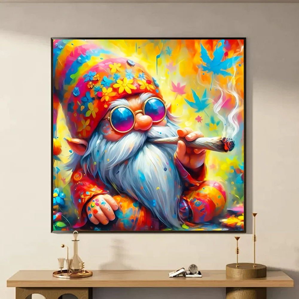 프레임리스, 신상품 다이아몬드 페인팅 초상화 그놈 키트 - Resin Art Work 리뷰 및 가격