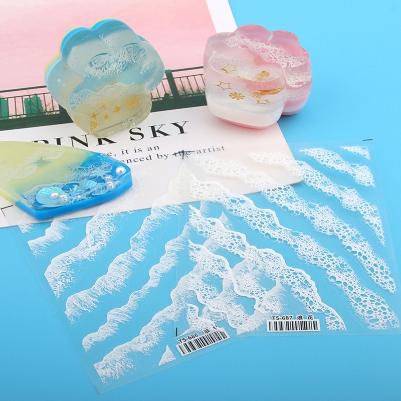 송진 웨이브 스티커 필러, 크리스탈 에폭시 송진 충전  - Resin Art Equipment 리뷰 및 가격