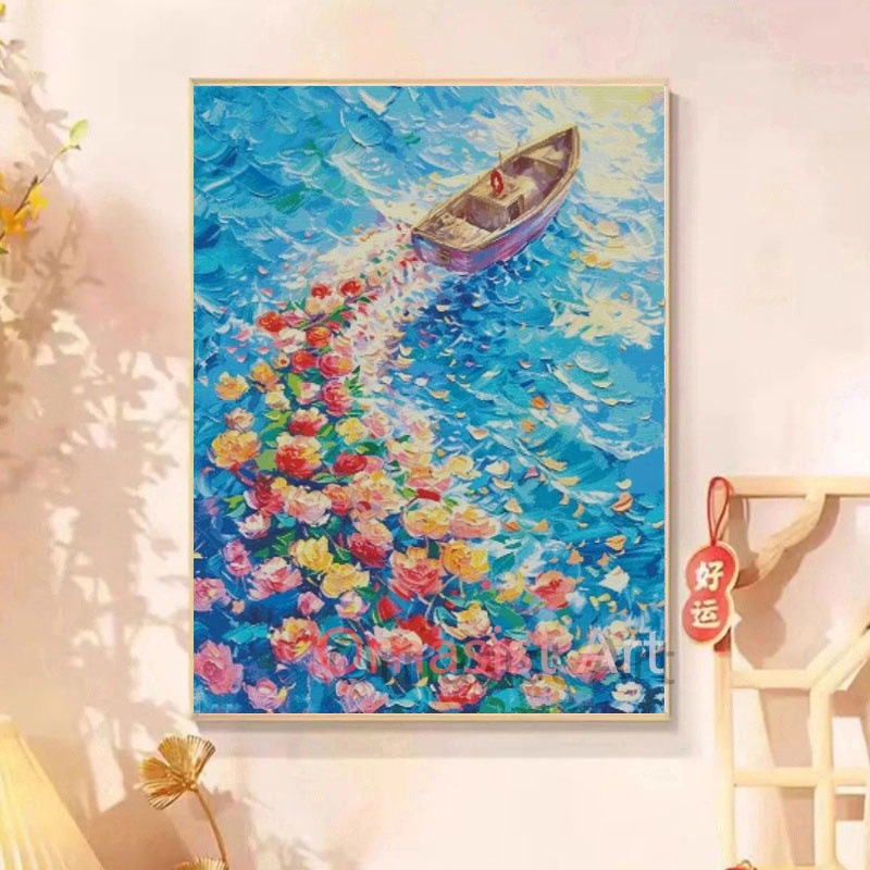 풀 크리스탈 다이아몬드 모자이크 아트 플라워 다이아몬드 - Resin Art Wallpaper 리뷰 및 가격